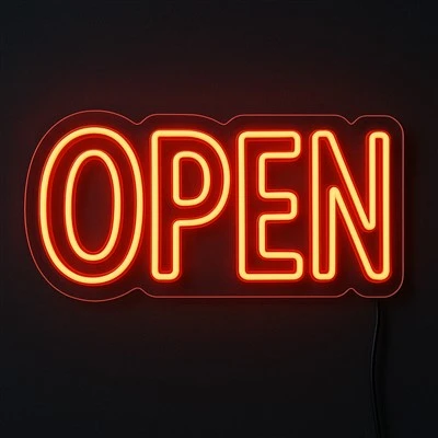 Guntinga-para-maporma ang Acrylic Neon Sign